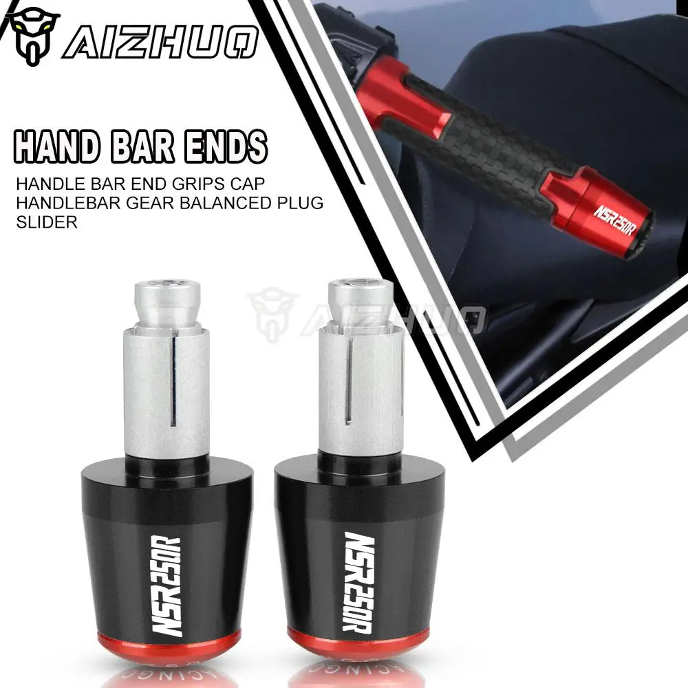 

For Honda NSR250 1988-1994 NSR 250 R SE 1995 1996 Motorcycle Handlebar Grips Caps Anti Vibration Silder Plug Handle Bar End