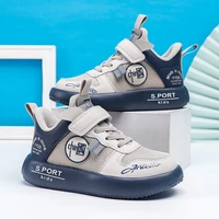 2022 spring velcro sneakers for kids non leather children casual shoes big boys shoes youth tennis shoes from 8 to 14 years old
