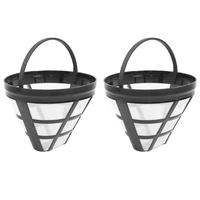 2pack no 4 reusable coffee maker basket filter for cuisinart ninja filters fit most 8 12 cup basket drip coffee machine