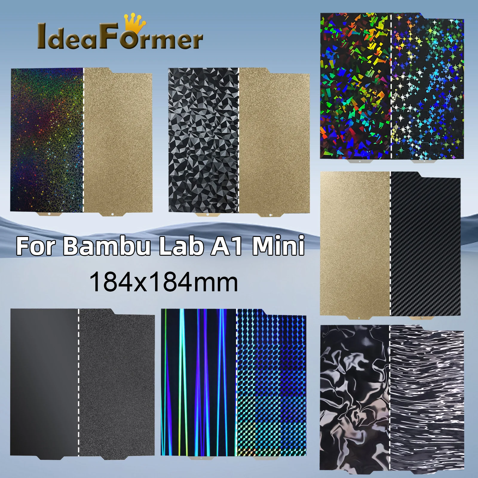 A1 Мини-пластина для лаборатории Bambu 184x184 Pey Магнитная кровать PEO простыня H1H