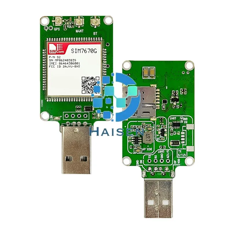 HAISEN SIMCOM SIM7670NA-MNGV USB DongleSIM7670NA-MNGV-Dongle Макетная плата LTE CAT1 + GPS чип Qualcomm SIM7670
