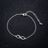 tulx rhinestone infinity bracelet mens womens jewelry 8 number pendant charm bangle couple bracelets for lover friend women