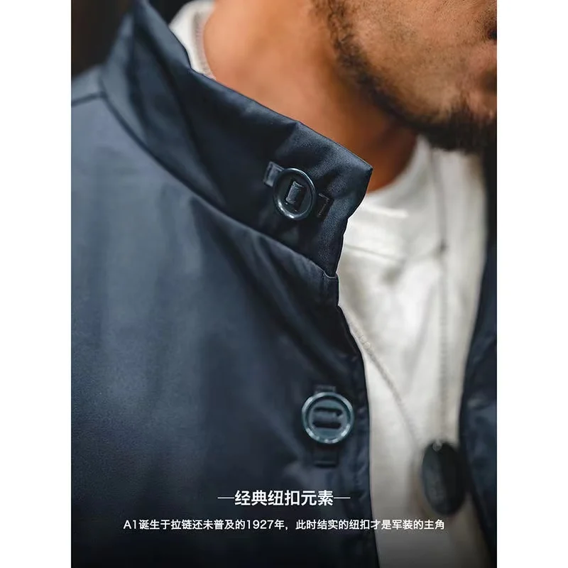 Men's Jacket Men's Coat Pilot's Cotton Padded Jacket Oversize Clothes Loose Top Keep Warm In Winter Casual Fashion