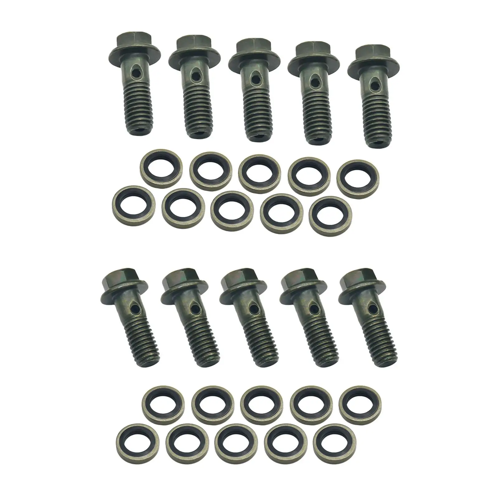

Banjo Bolts Oil Hose Screws Replace Parts Wear Resistant Tube Tubing Screws Fuel Line Adapter for Motorcycle Vehicle Auto