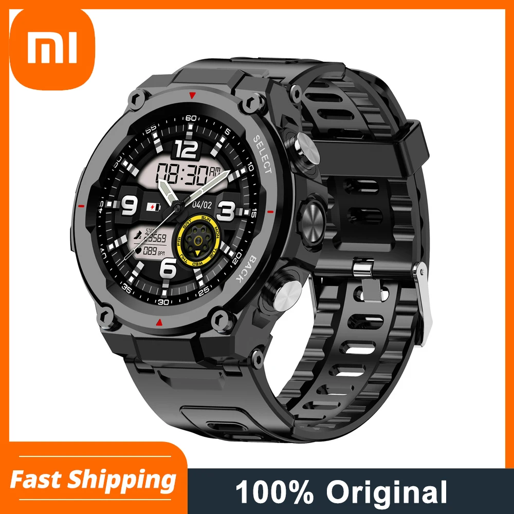 

Xiaomi Q666 Men Smart Watch BT Call Watches ECG Pressure Heart Rate Fitness Tracker 128M Large Memory Sports Waterproof Watch