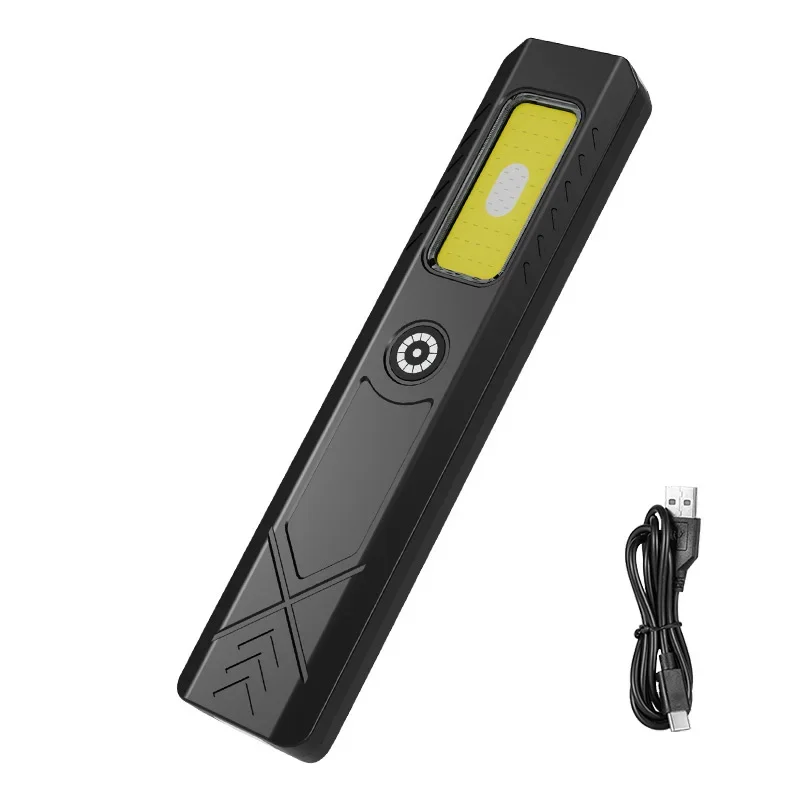 

Портативный водонепроницаемый фонарик COB+LED