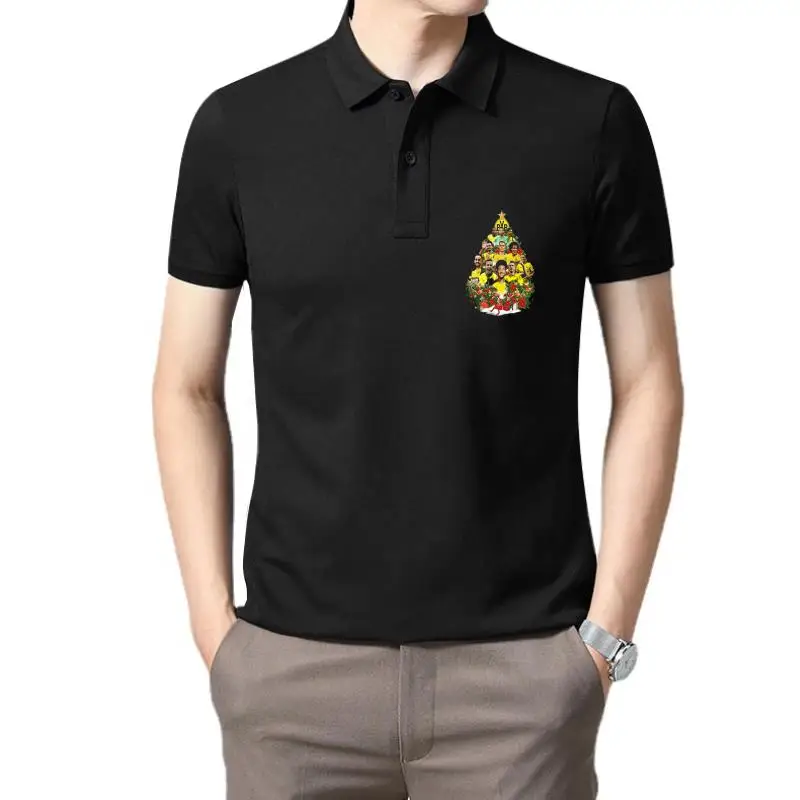 

Golf wear men Dortmund Player Christmas Tree Shirt polo t shirt for men