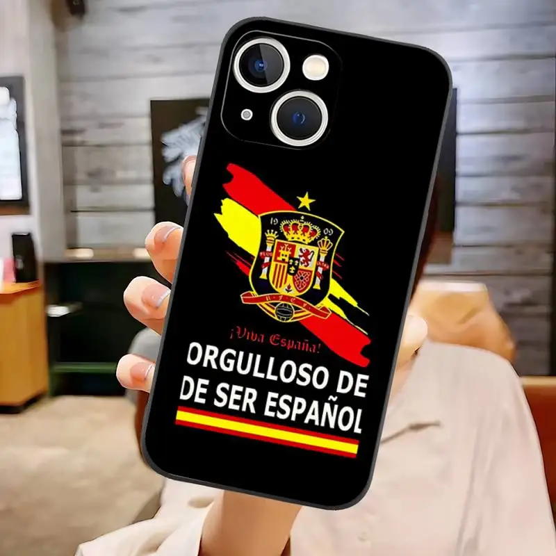 Spain Coat Of Arms Flag Phone Case For IPhone 11 14 13 Pro Max 12 Mini Xs X Xr 7 8 6 6s Plus Se 2020 Shockproof Back Cover images - 6