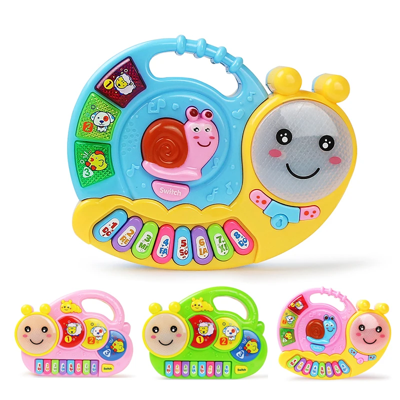 

2 Types Baby Music Keyboard Piano Drum with Animal Sounds Songs Early Educational for Kids Musical Instrument Toys