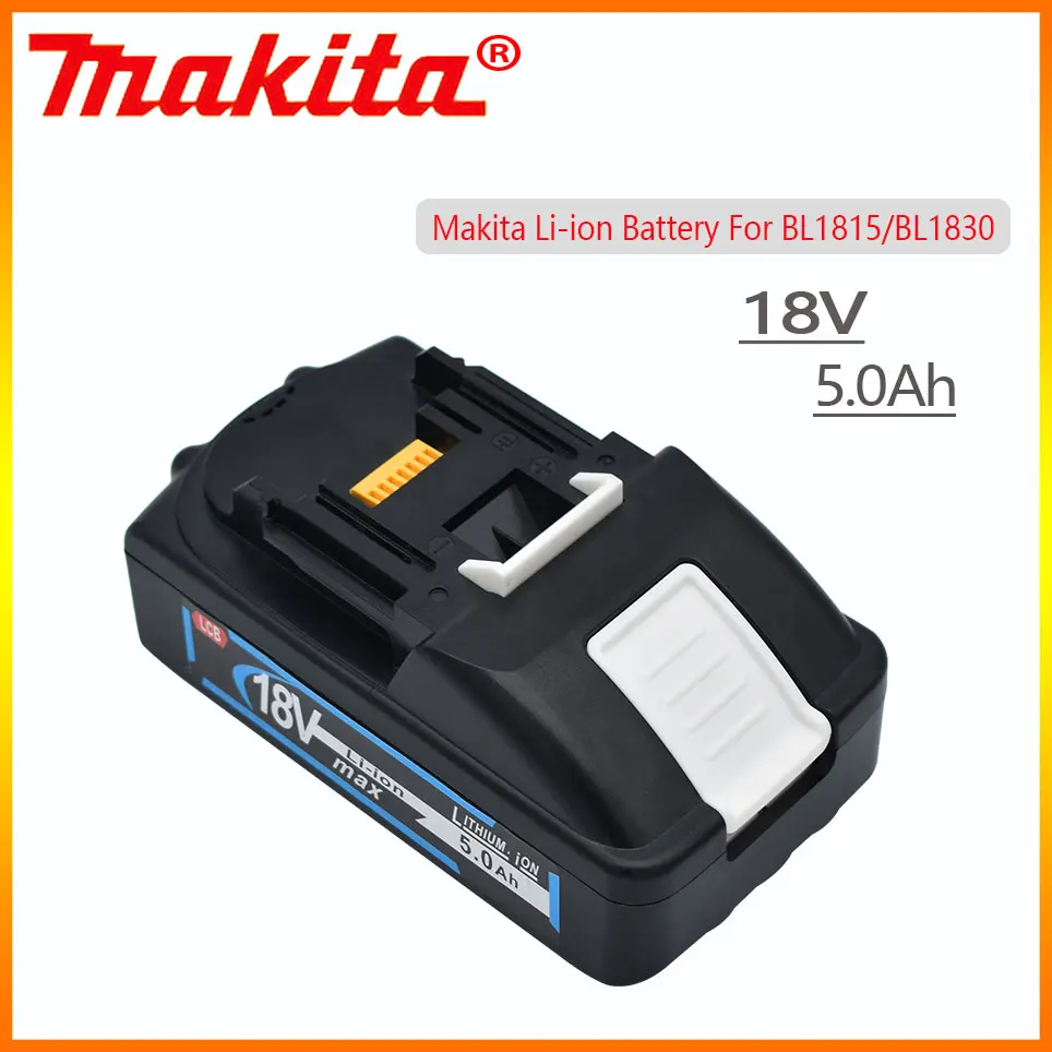 

5000mAh 18V Makita BL1830 BL1840 5.0Ah 21700 Li-Ion Batterij Voor Makita Vervangbare Accessoires Voor Elektrische Gereedschap