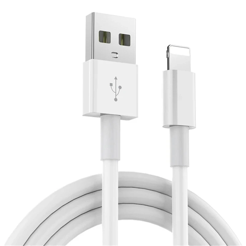 

1M 1.5M 2M iphone Original USB Data Sync Cable For iPhone 14 13 12 11 Pro XS MAX X 7 8Plus 2.4A Fast charging cable
