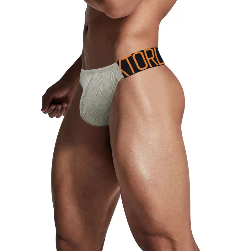 

New Men's Lingerie Cotton Underwear Men Thong Bikini Breathable Gay Jockstrap Male Low Waist Sissy Panties Tangas Hombre