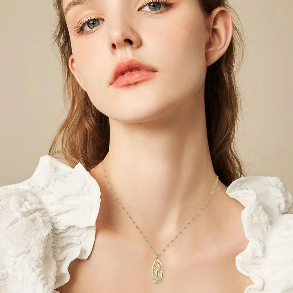 1 шт. кулон в виде Девы Марии из нержавеющей стали