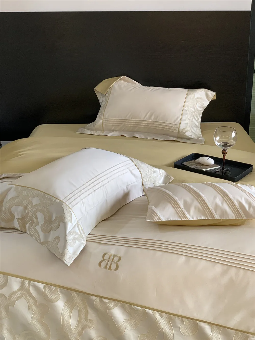 

High-End Xinjiang Long-Staple Cotton Light Luxury Embroidery Pure Cotton Comfortable Skin-Friendly Bed Sheet