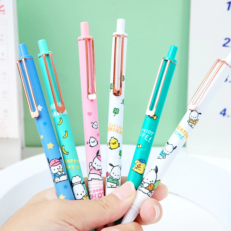 

Ручка перьевая с милым узором Sanrio, офисные и школьные принадлежности для детей и студентов, канцелярские принадлежности, подарки