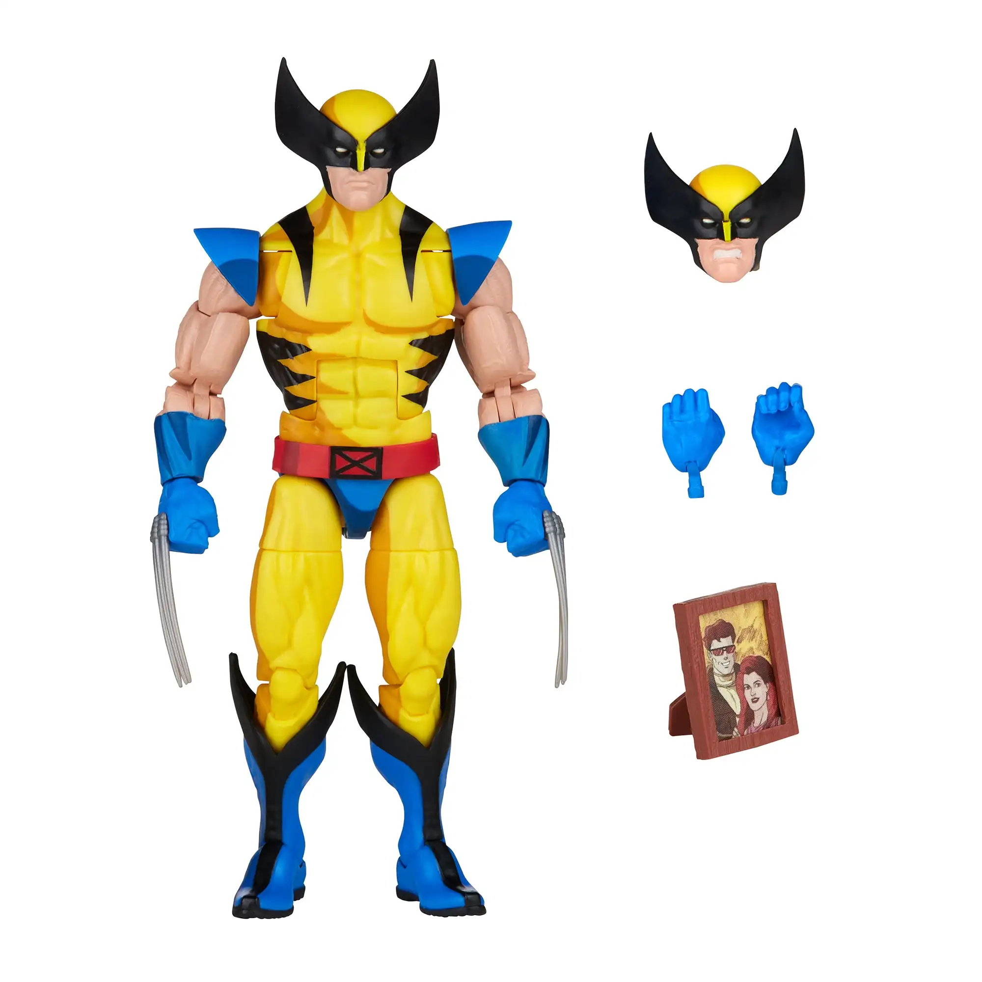 Фигурка Hasbro Marvel Legends X-Men 90s Animated Series Wolverine 6 дюймов Comics Logan Toys Doll Model.