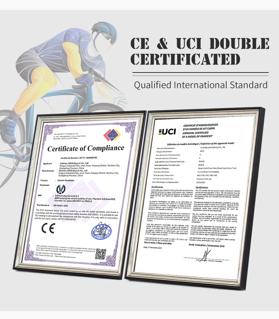 SAVA C7 Racing Team Edition Полностью карбоновый шоссейный велосипед с комплектом SHIMAN0 7170 DI2