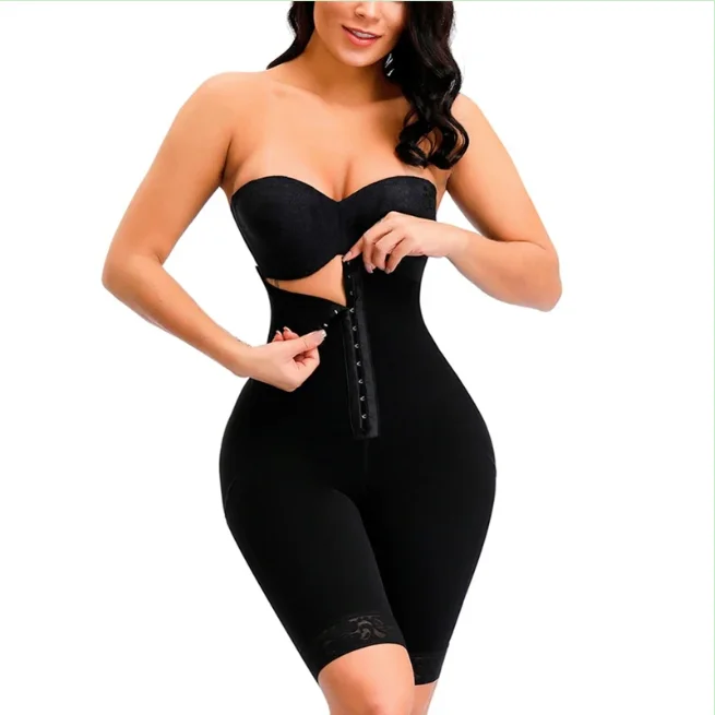 

High-Waist Buttoned Pantalón Women Corset Butt Lifter Belly Control Underwear Slimming Shaper High Waist Control Panties