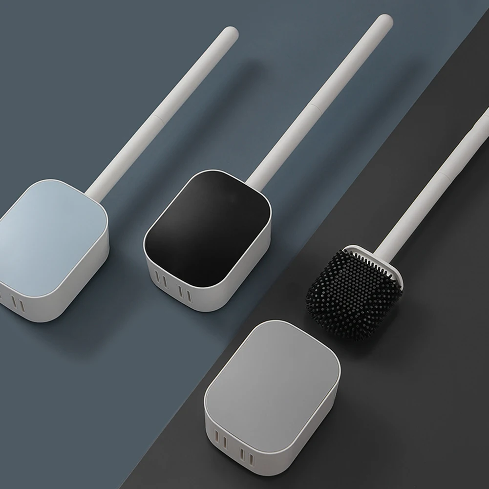 

No Dead-end Silicone Toilet Brush A Brush Multi-purpose For Washroom Silicone No Dead Corner Toilet Brush Cleaning Tools