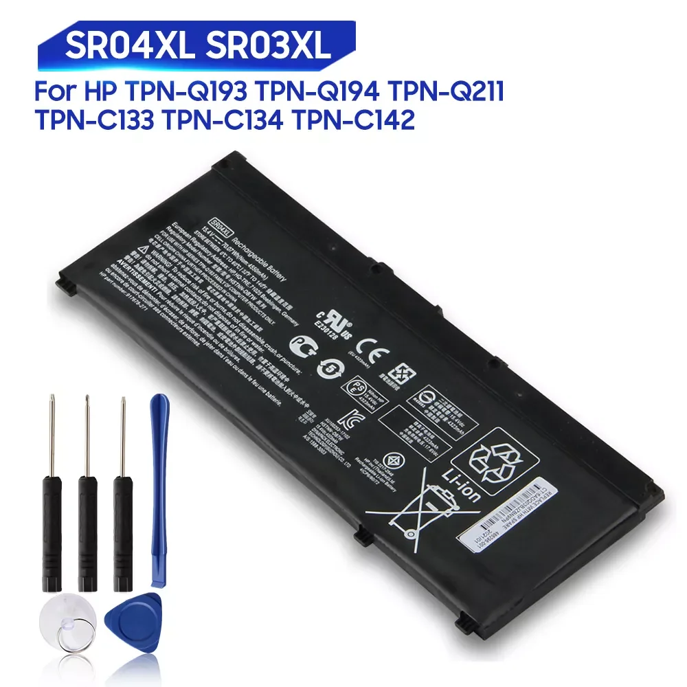 

Оригинальный запасной аккумулятор для ноутбука SR04XL SR03XL для HP HSTNN-DB7W 15-CE 15-CB15-DC 15-CX Omen15 TPN-Q211 Q193 Q194 TC133 C134