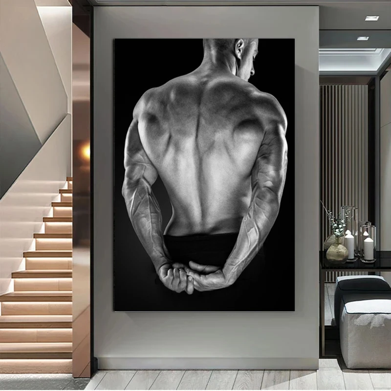 Картины на холсте с изображением сексуального мужчины бодибилдинга фитнеса