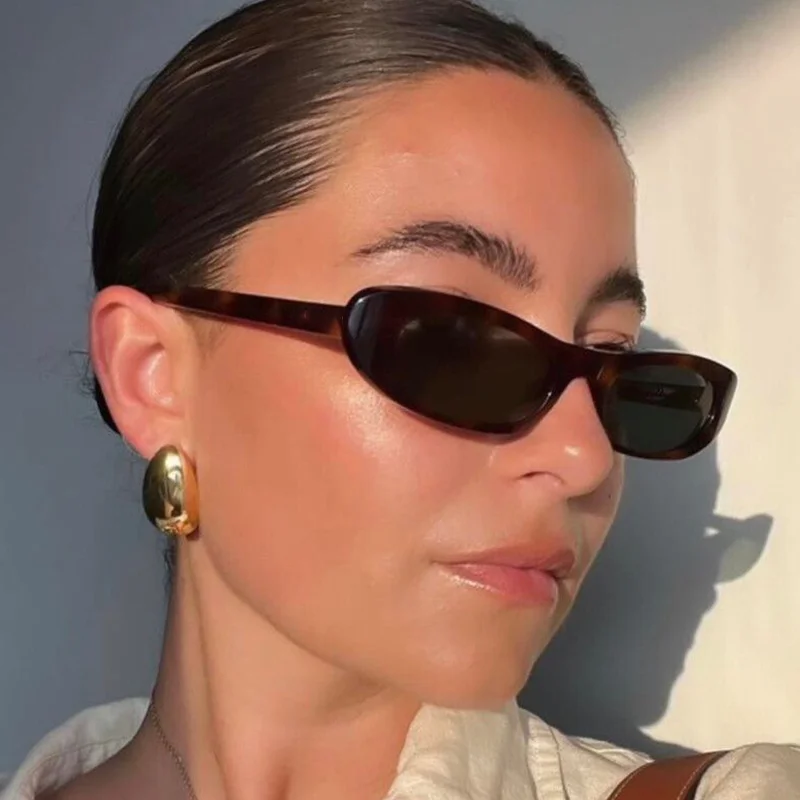 INS модные женские классические солнцезащитные очки кошачий глаз 2024 SL557 роскошные