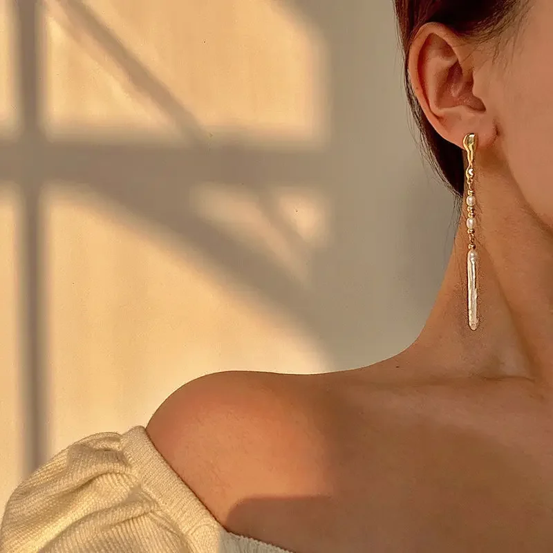 Bilandi модные ювелирные изделия серьги с имитацией жемчуга элегантные