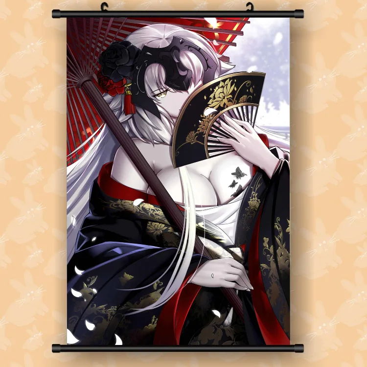 Аниме Fatego Fate Grand Order Свиток для подвешивания картина с рисунком из мультфильма Go