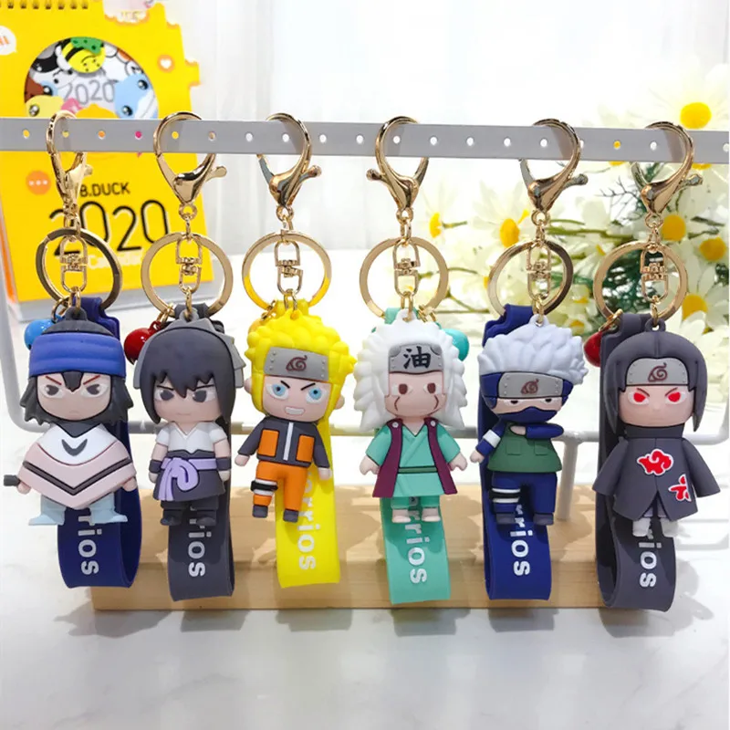 Akatsuki Itachi брелок Аниме аксессуары Narutos фигурка на цепочке для телефона работа