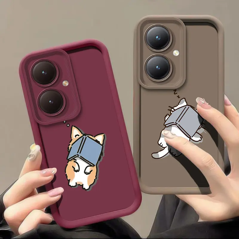 Озорные коты чехол для телефона Vivo Y76S Y75 Y74 Y72 Y67 Y51 Y50 Y36 Y35 Y28 Y27 Y22S Y21 Y20 Y19 Y17 Y16