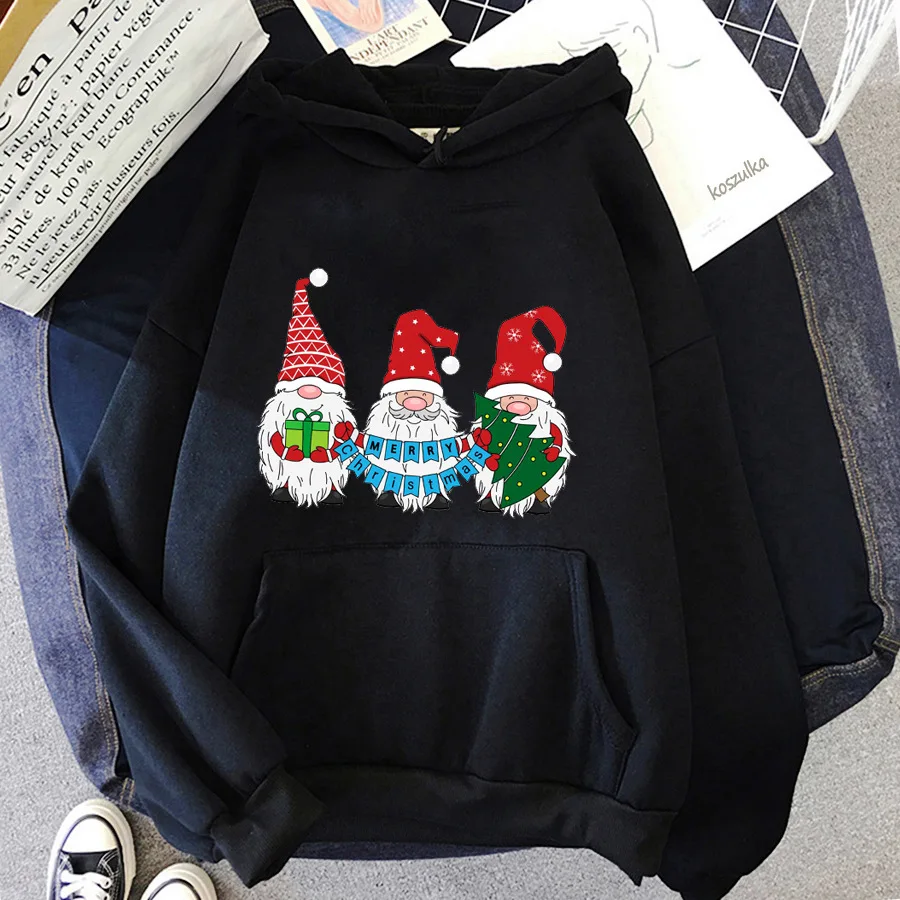 

New Trend Products For Christmas Men/Women Streetwear Hoodies Pullover Jackets Autumn Winter WarmSanta Claus Printed Hoody