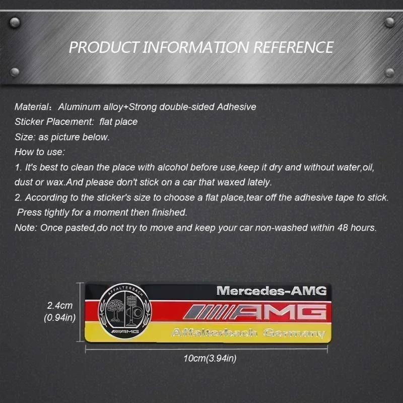 Автомобильная наклейка для Mercedes Benz Edition W202 W203 W204 C63 W210 W213 W212 W463 W464 G63 G55 W164 W176 GLA CLS SL