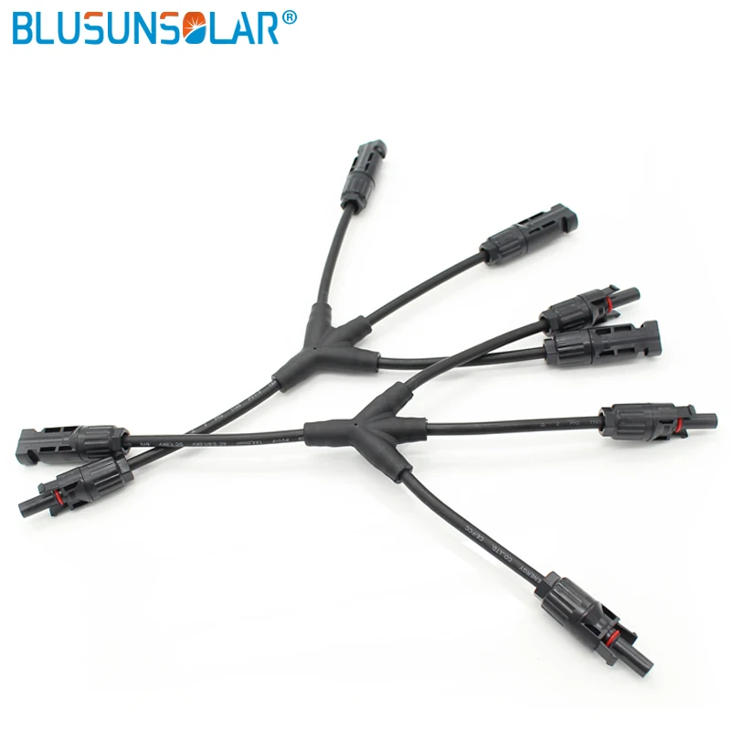 

20 Pairs Solar F/F/F/M and M/M/M/F Solar Panel Adaptor 3 to 1 Solar PV Cable Y Branch Connector LJ0156