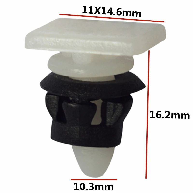 20 шт. для отверстия 10,3 мм OE: 191853577A, фиксатор панели обшивки дверей автомобиля, фиксаторы внутренней отделки, крепеж для Vw D659