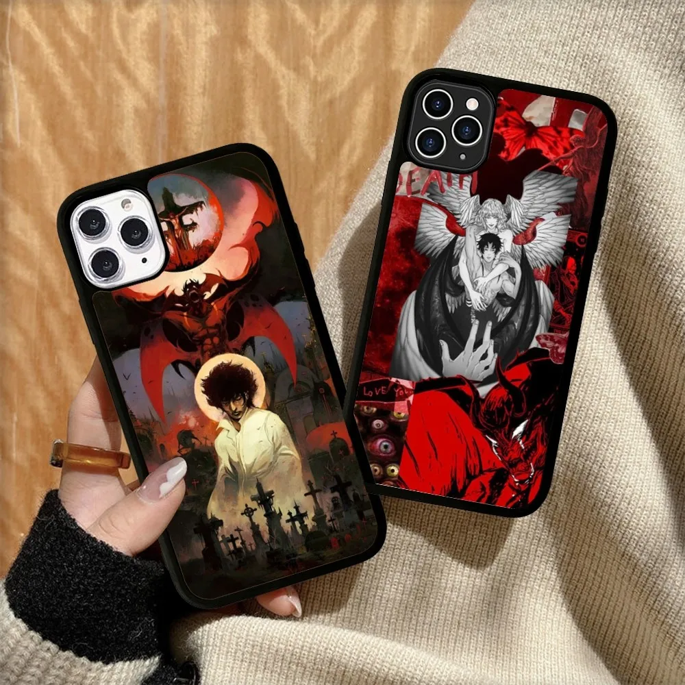 Anime D-Devilman C-Crybaby Phone Case Silicone PC+TPU For IPhone 11 12 13 14 15 16 Plus Pro Max Cover