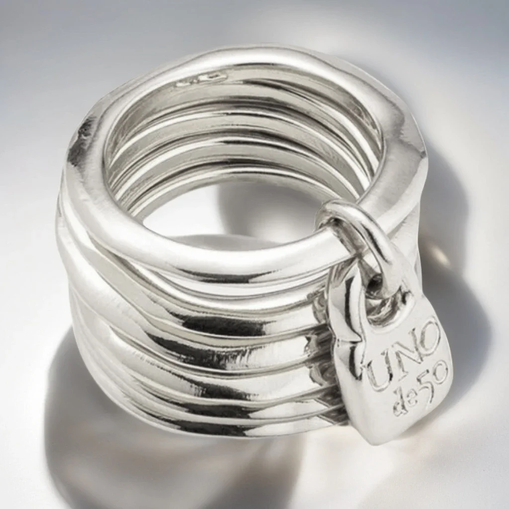 Высококачественные съемные круглые кольца с замком в стиле ретро из бисера форме