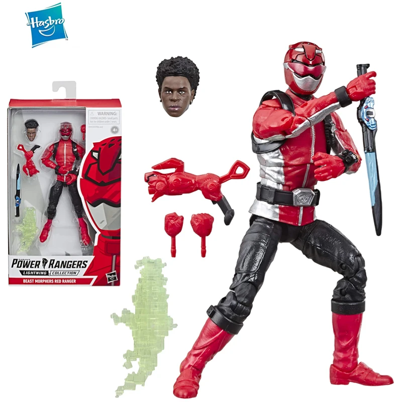 

Hasbro Power Rangers Lightning Collection 6Inch(15Cm) Beast Morphers Red Ranger Collectible Action Figure Toy with Accessories