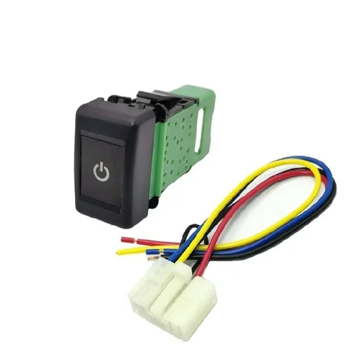 

1 шт. автомобильный светодиодный светильник, светодиодный переключатель включения и выключения с соединительным проводом, переоборудованный переключатель для Isuzu KV100 700P