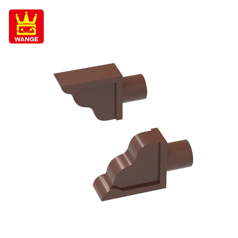 WANGE 87747W 50g/438PCS Queti Настенные угловые строительные блоки MOC Palace Аксессуары