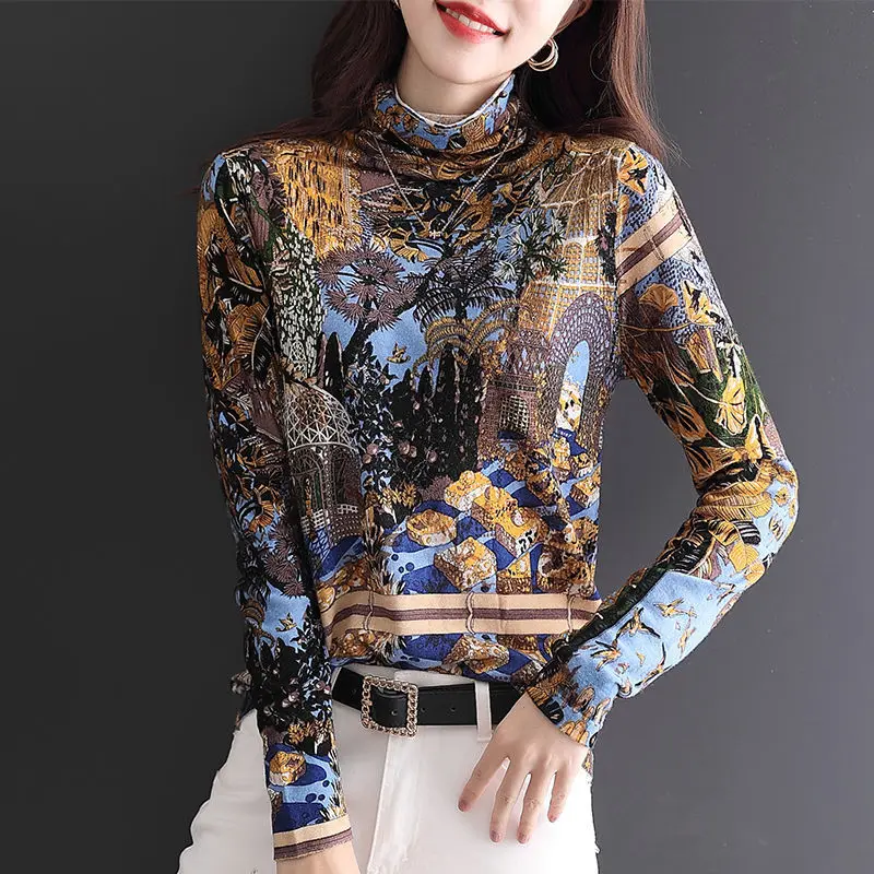 

2023 New Women's Fashion Top Korean O-neck Long Sleeve Ladies Women Clothes Tops Fashion Casual T-shirt Tees Streetwear A573