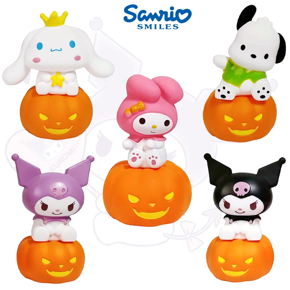 Sanrio Хэллоуин тыква ночник коричная лампа Kuromi моя мелодия прикроватная тема