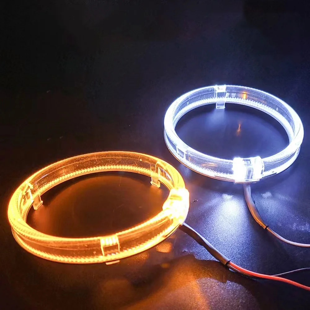 

2 шт. 2,5/3 дюйма RGB ангельские глазки Halo кольца для фар акриловые автомобильные ангельские глазки дневные ходовые огни для автомобиля мотоцикла
