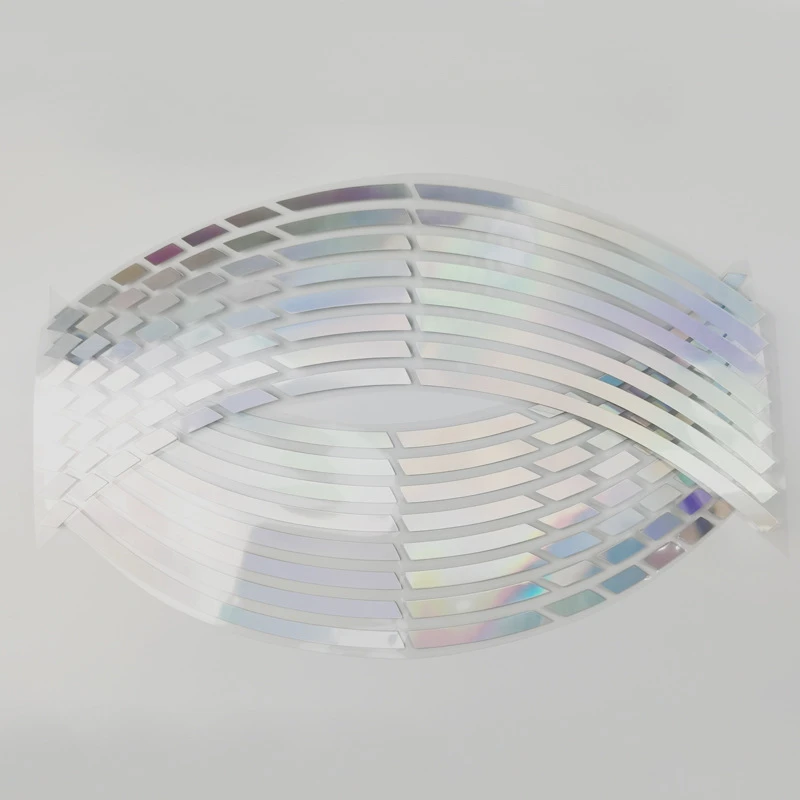 

1 комплект, 5 цветов, полоски для стайлинга автомобилей, светоотражающие наклейки на колеса мотоцикла для мотокросса, велосипеда и наклейки, 17/18 дюймов, светоотражающая лента на обод