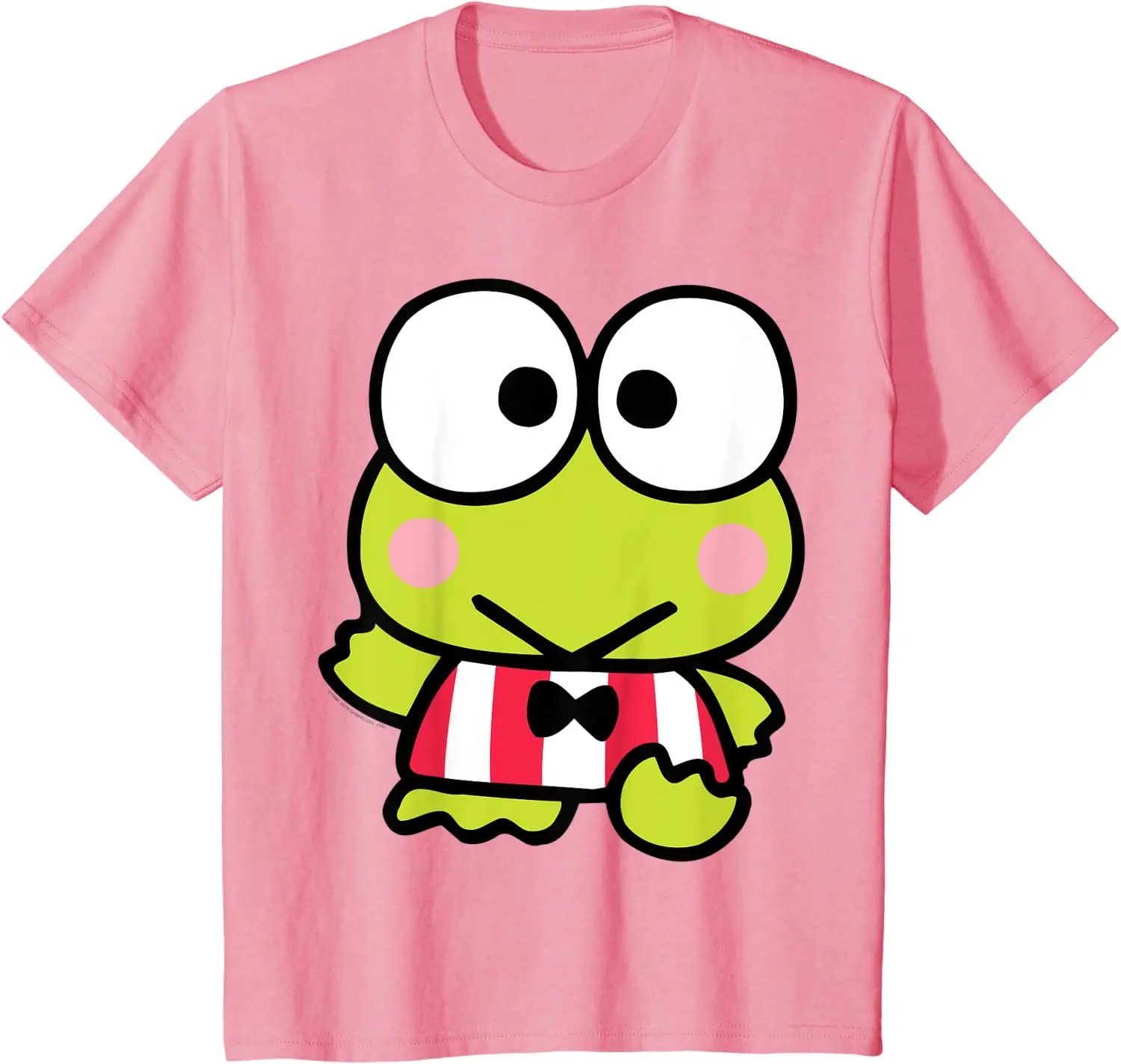 

Sanrio Keroppi Front and Back Printed Graphic Kids T-shirt, Children's Fashion Top Tee Casual Short Sleeved 100% Cotton T shirt