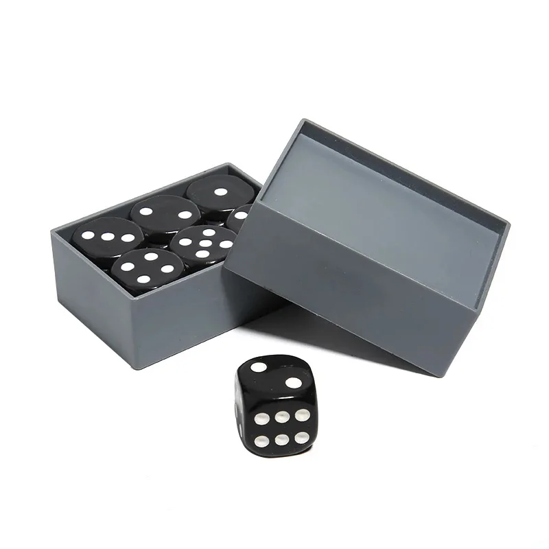 Magic Dice Trick 7 Black Die And Box Amazing Miracle Number Change Predict Effect Close Up Magic Stage Magic Magicians Gimmick images - 4