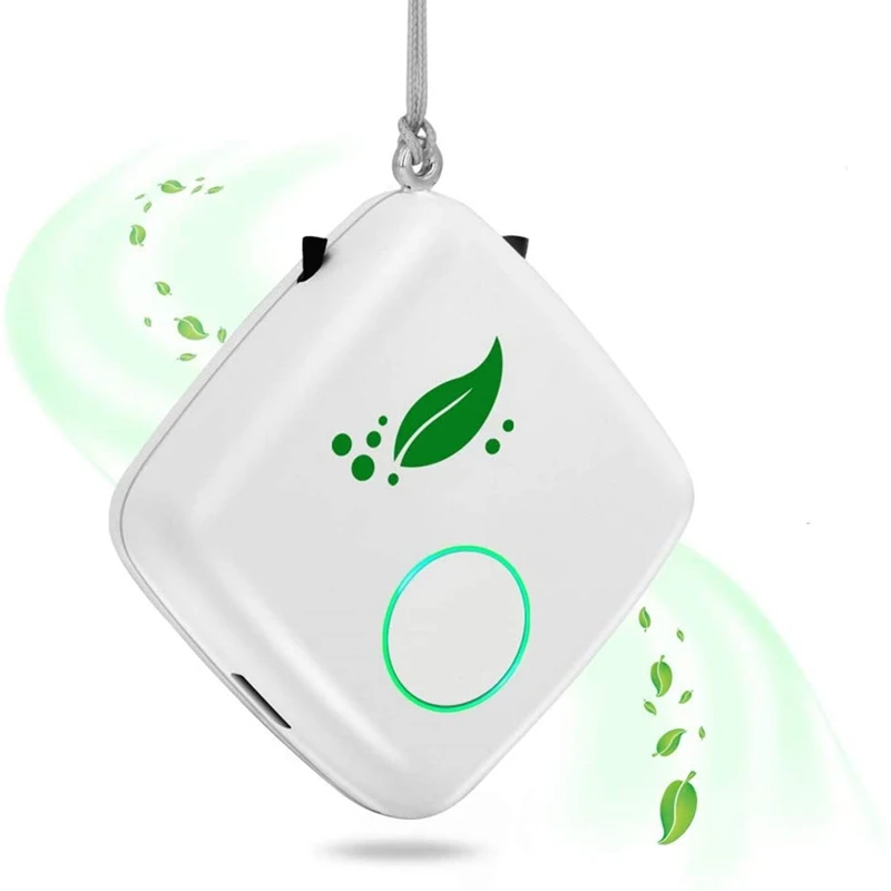 

Personal Wearable Air Purifier Necklace Mini Portable Air Freshner Ionizer Negative Ion Generator For Adults & Kids