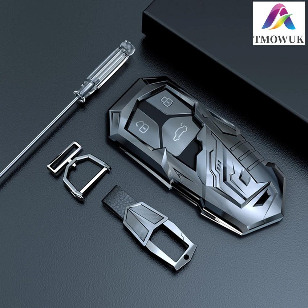 

Для Audi A4 Q7 Q5 TT A3 A6 SQ5 R8 S5 дистанционный ключ без ключа автостайлинг из цинкового сплава чехол для автомобильного ключа брелок оболочка брелок