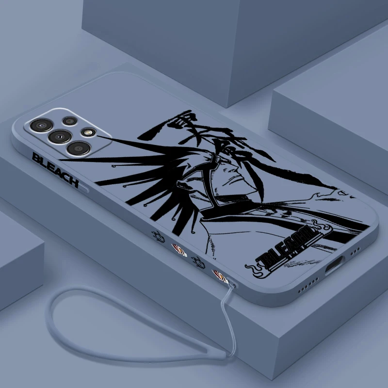 Чехол для телефона с рисунком аниме отбеливатель Samsung A91 A81 A71 A51 A41 A31 A21S A11 A05 A04 A03S A02S