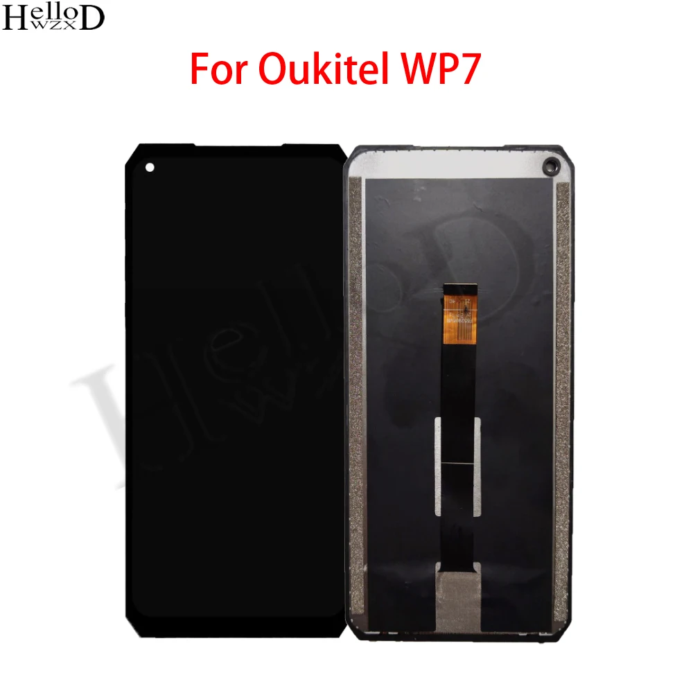 Оригинальный протестированный ЖК-дисплей для Oukitel WP7, ЖК-дисплей, сенсорный экран, дигитайзер, замена, с царапинами и следами клея