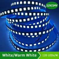 5m 600 led 5054 highlighted led sttrip 12v 24v flexible light 120 ledm high brightness then 5050 led strip whitewarm white
